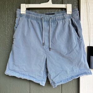 American Eagle Frex Drawstring Shorts Light Blue XS 6” Inseam
